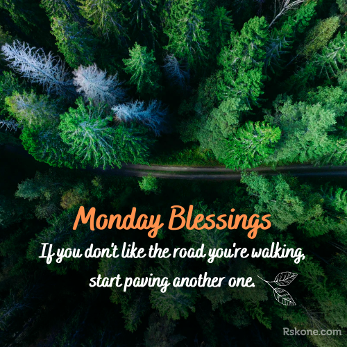 Monday Morning Wish Blessings Image