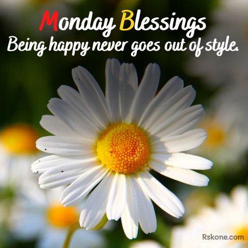 Monday Blessings Flower Image