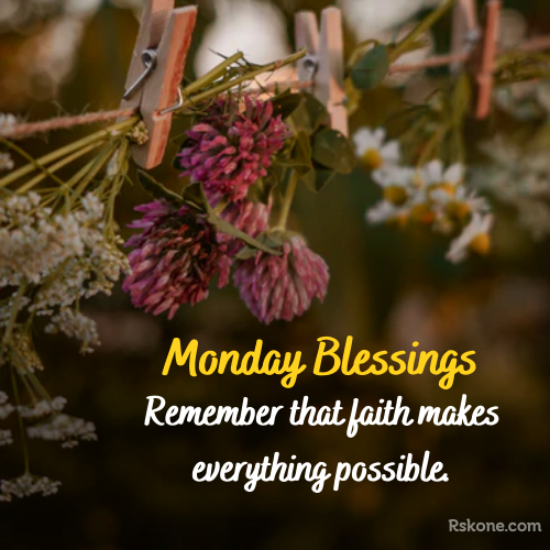 Monday Blessings New Image