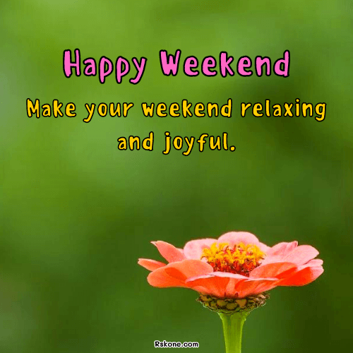 relaxing weekend wish picture