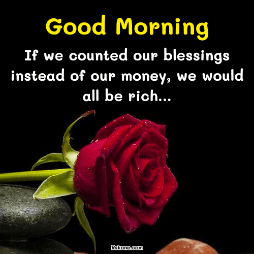Good Morning Red Rose Blessings Image 9