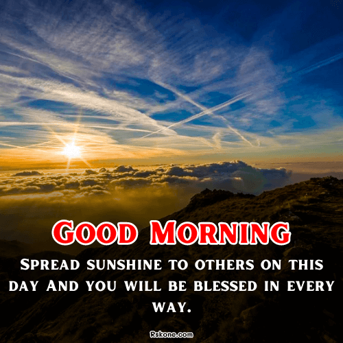 Good Morning Sunshine Blessings Image 48