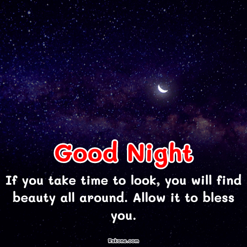 Good Night Beautiful Moon Blessings Image 35