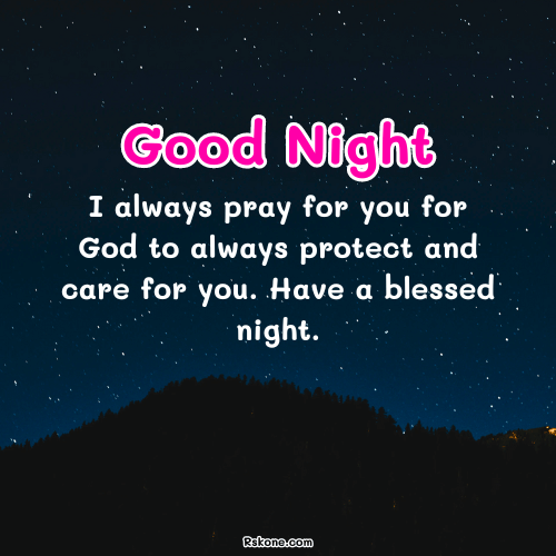 Good Night Blessings Prayer Image 5