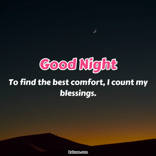 Good Night Comfort Blessings Image 15