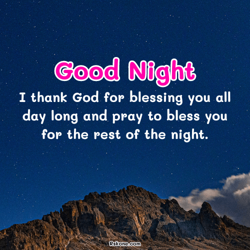 Thank God Good Night Blessings Image 12